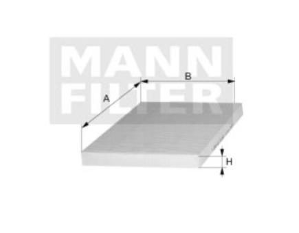 Mann + Hummel Innenraumfilterelement (FreciousPlus) FP 23 024 