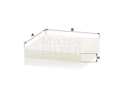 Mann + Hummel Innenraumfilterelement CU 23 019 