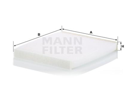 Mann + Hummel Innenraumfilterelement CU 29 010 