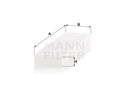 Mann + Hummel Innenraumfilterelement CU 45 002 