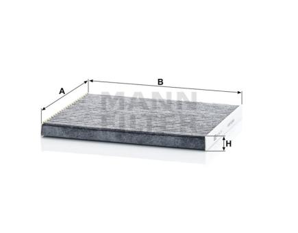 Mann + Hummel Innenraumfilterelement (Aktivkohle) CUK 24 004 