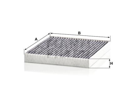 Mann + Hummel Innenraumfilterelement (Aktivkohle) CUK 24 017 