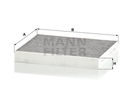 Mann + Hummel Innenraumfilterelement (Aktivkohle) CUK 24 024 