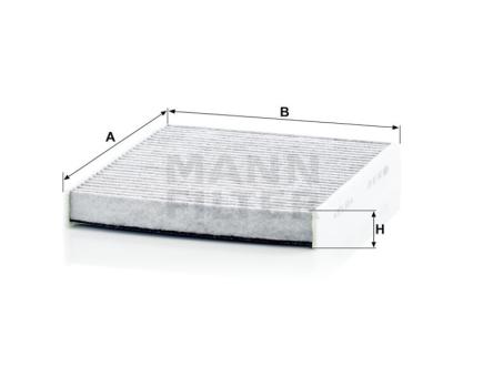Mann + Hummel Innenraumfilterelement (Aktivkohle) CUK 26 021 