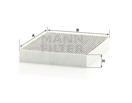 Mann + Hummel Innenraumfilterelement (Aktivkohle) CUK 28 009 