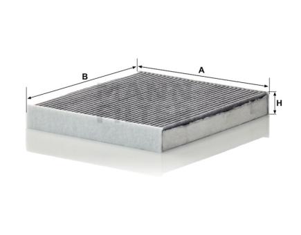 Mann + Hummel Innenraumfilterelement (Aktivkohle) CUK 29 010 