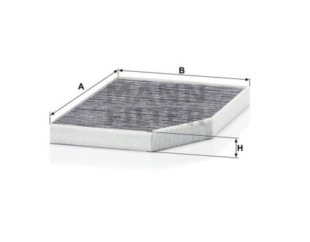 Mann + Hummel Innenraumfilterelement (Aktivkohle) CUK 30 007 