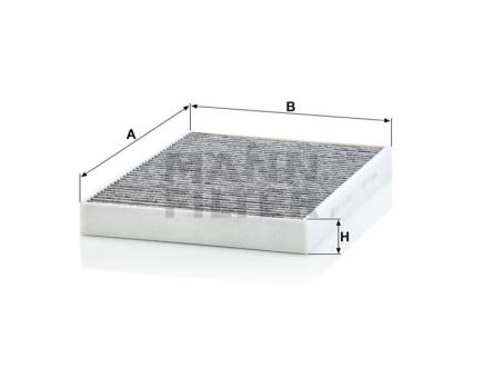 Mann + Hummel Innenraumfilterelement (Aktivkohle) CUK 31 003 