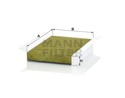 Mann + Hummel Innenraumfilterelement (FreciousPlus) FP 2747 
