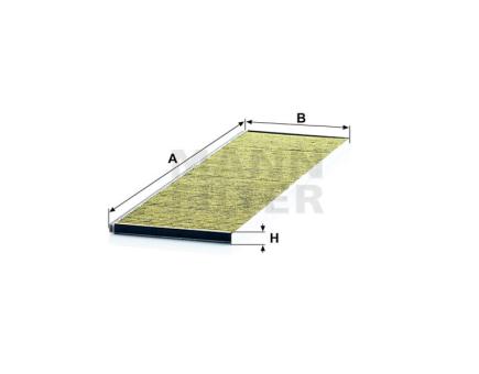 Mann + Hummel Innenraumfilterelement (FreciousPlus) FP 4926 
