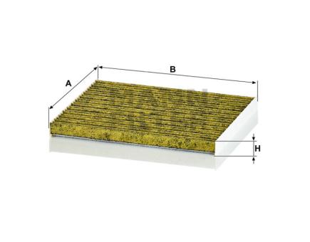 Mann + Hummel Innenraumfilterelement (FreciousPlus) FP 24 004 