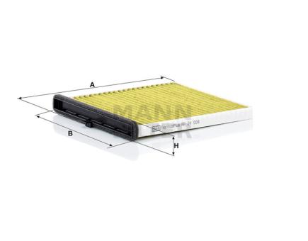 Mann + Hummel Innenraumfilterelement (FreciousPlus) FP 24 009 