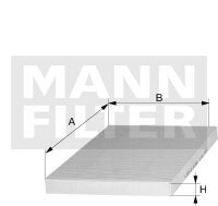 Mann + Hummel Innenraumfilterelement (FreciousPlus) FP 24 024 