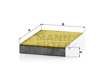 Mann + Hummel Innenraumfilterelement (FreciousPlus) FP 25 003 