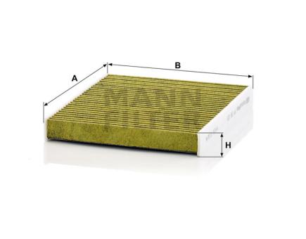 Mann + Hummel Innenraumfilterelement (FreciousPlus) FP 26 021 