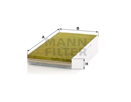 Mann + Hummel Innenraumfilterelement (FreciousPlus) FP 50 102 