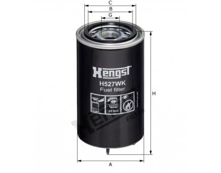 Hengst Kraftstofffilter SpinOn H527WK D630 