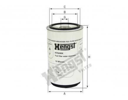 Hengst Kraftstofffilter SpinOn H704WK 
