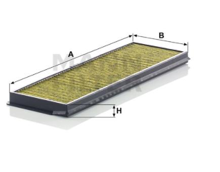 Mann + Hummel Innenraumfilterelement (FreciousPlus) FP 37 001 