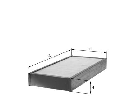 FIL Innenraumfilterelement H890 