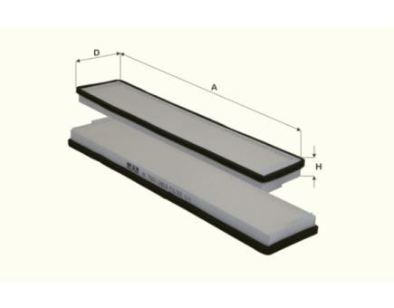FIL Innenraumfilterelement HC7003 