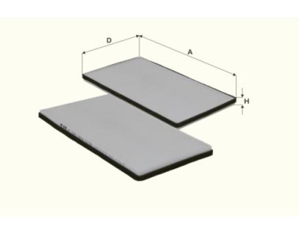 FIL Innenraumfilterelement HC7005 