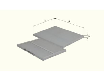FIL Innenraumfilterelement HC7006 