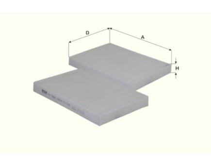 FIL Innenraumfilterelement HC7009 