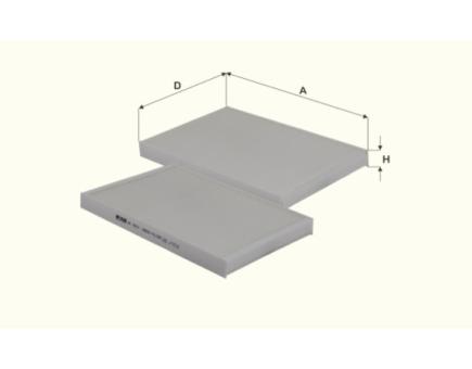 FIL Innenraumfilterelement HC7013 