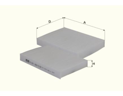 FIL Innenraumfilterelement HC7019 