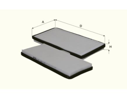 FIL Innenraumfilterelement HC7027 