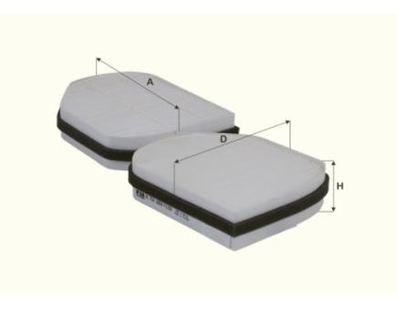 FIL Innenraumfilterelement HC7037 