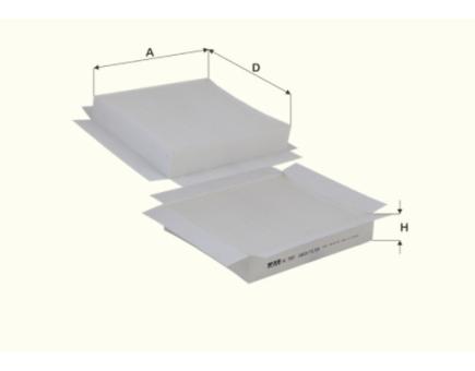 FIL Innenraumfilterelement HC7057 