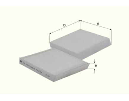 FIL Innenraumfilterelement HC7070 