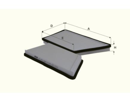 FIL Innenraumfilterelement HC7074 