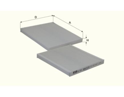 FIL Innenraumfilterelement HC7076 