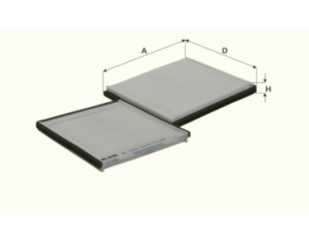 FIL Innenraumfilterelement HC7079 