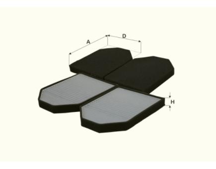 FIL Innenraumfilterelement HC7083-2 