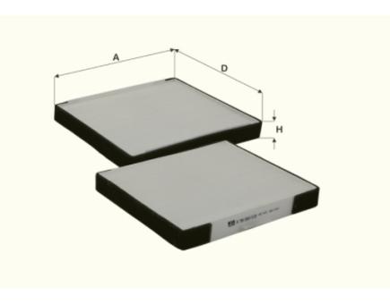 FIL Innenraumfilterelement HC7090 
