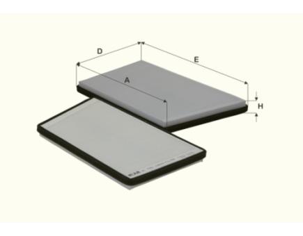 FIL Innenraumfilterelement HC7091 