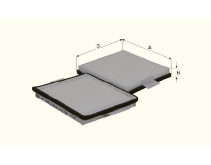 FIL Innenraumfilterelement HC7096 