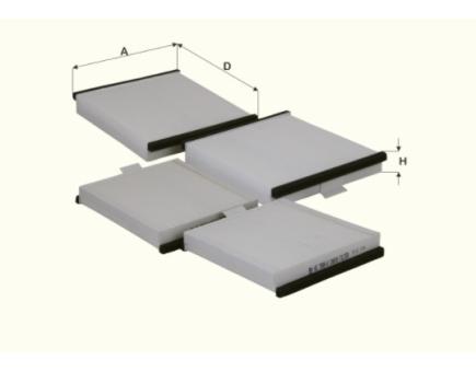 FIL Innenraumfilterelement HC7098-2 