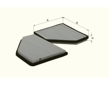 FIL Innenraumfilterelement HC7101 