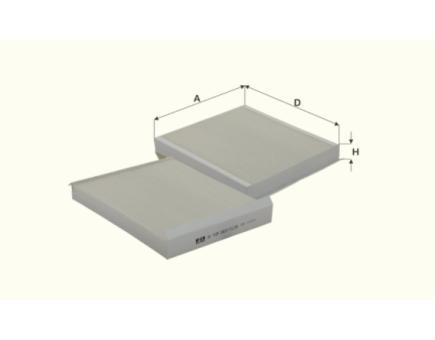 FIL Innenraumfilterelement HC7105 