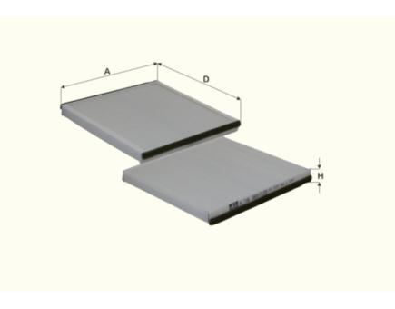 FIL Innenraumfilterelement HC7106 