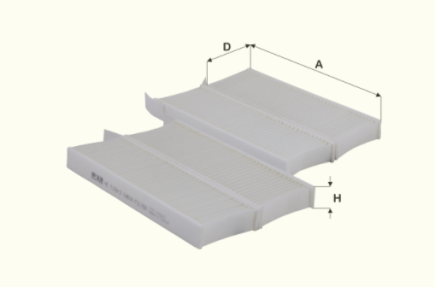 FIL Innenraumfilterelement HC7139-2 