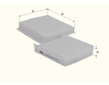 FIL Innenraumfilterelement HC7143 