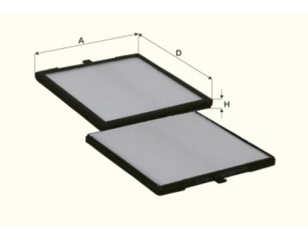 FIL Innenraumfilterelement HC7150 