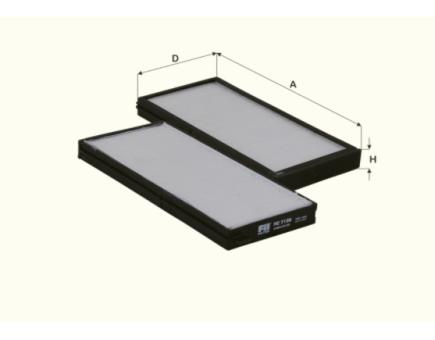 FIL Innenraumfilterelement HC7158 