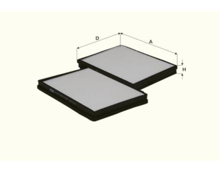 FIL Innenraumfilterelement HC7164 